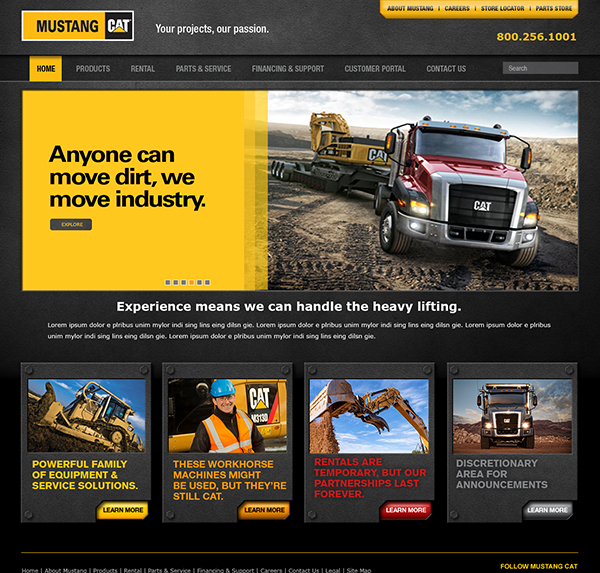 Red Van Creative Website Design - Houston - Mustang Cat